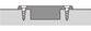 Scharnier Sensys 8645i 110Grad -4mm z.Anschr.obsidianschwarz HETTICH