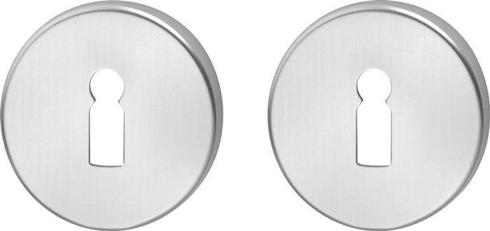 Schlüsselrosetten-Paar 055 VA F00 Schildst.8mm BB rd.EDI