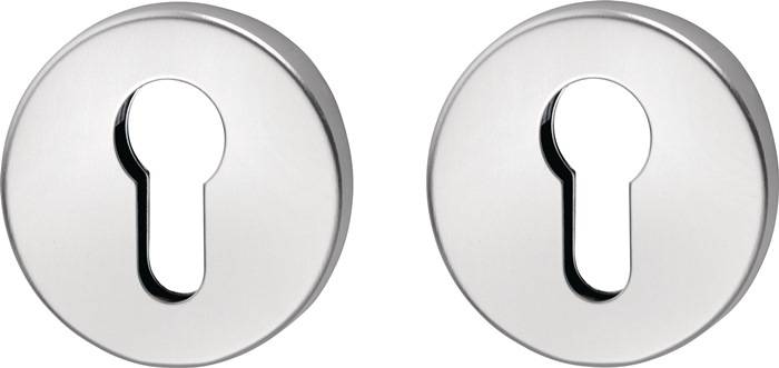 Schlüsselrosetten-Paar 056 VA F00 Schildst.8mm PZ rd.EDI