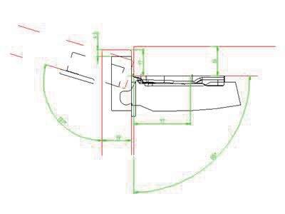 110Grad-Scharnier Sensys 8645i 12,5 mm vorlieg m vorm.Spreizmuff schwarz HETTICH