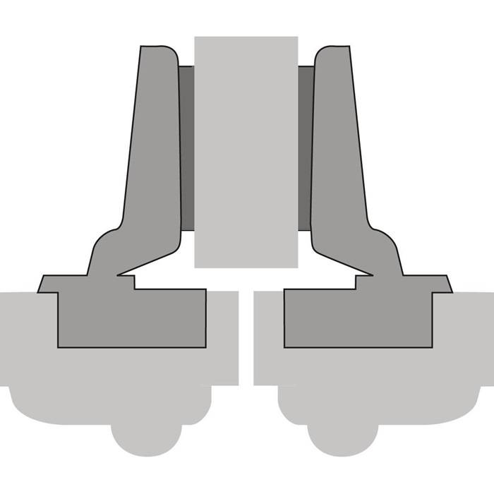 Dicktürscharnier Intermat 9935 Spezial halb vorliegend vern.HETTICH