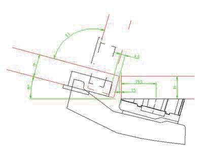 Winkelscharnier Sensys W90 TH 52 vern.HETTICH