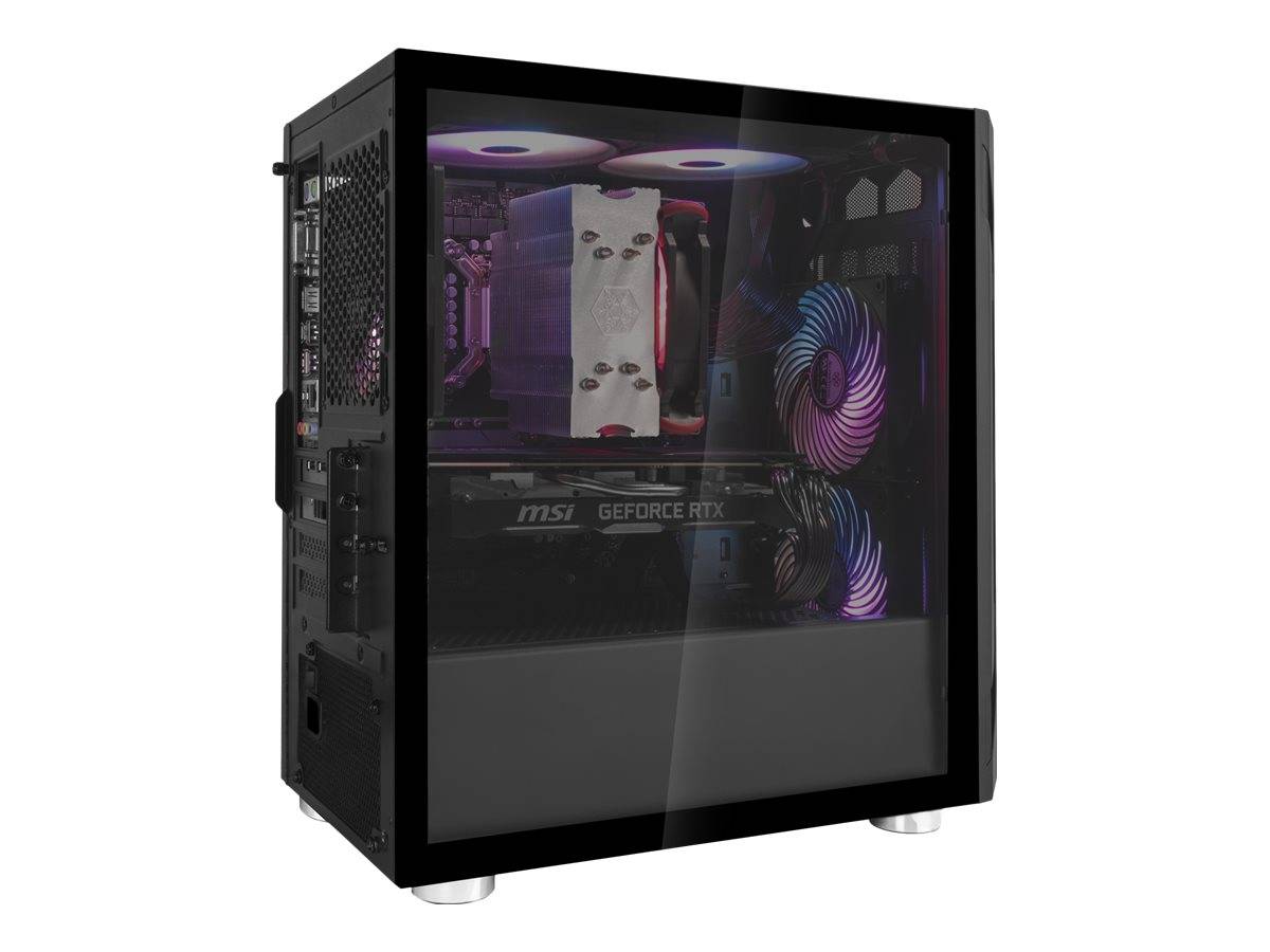 SilverStone FARA H1M - Micro - micro ATX - Seitenteil mit Fenster (gehärtetes Glas)