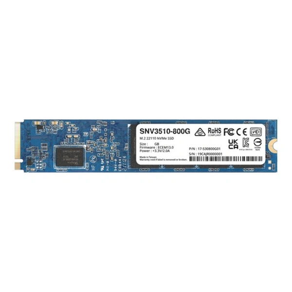 Synology SNV3510-400G - SSD - 400 GB - intern - M.2 22110 - PCIe 3.0 x4 (NVMe) Synology SNV3510-400G - SSD - 400 GB - intern - M.2 22110 - PCIe 3.0 x4 (NVMe)