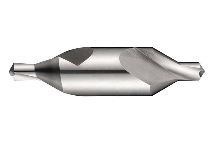 Ein Kegelsenker-Bohrer aus Metall mit einer konischen Spitze, der zum Erzeugen von abgeschrägten Kanten in verschiedenen Materialien entwickelt wurde.