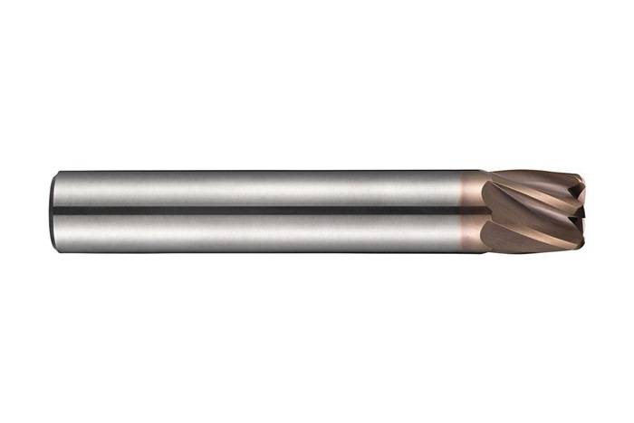 Schaftfräser S536 DORMER D.10mm R.2mm Gesamt-L.75mm Schneiden-L.10mm HM TiSiN 25