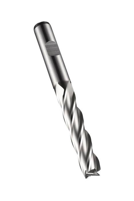 Schaftfräser C273 DIN 844 L D.3,18mm Schneiden-L.15mm HSS-E-PM Blank 30Grad Z.4