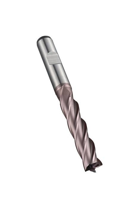 Schaftfräser C295 DIN 844 L D.4mm Schneiden-L.19mm HSS-E-PM TiCN 30Grad Z.4 DORM