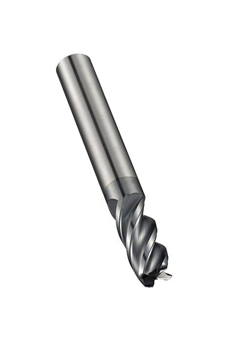 Schaftfräser S262 DORMER D.12mm R.1mm Gesamt-L.83mm Schneiden-L.26mm HM AlCrN 40
