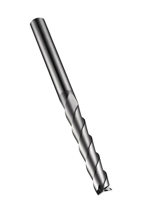 Schaftfräser S715 DORMER D.10mm Gesamt-L.125mm Schneiden-L.57mm HM AlCrN 40Grad