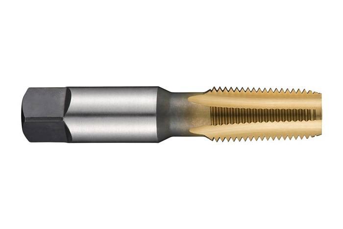Maschinengewindebohrer ANSI B94.9C E721 NPT 1/4 Zollx18 HSS TiN 1,5XD Normal DOR