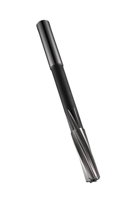 Nahaufnahme eines modernen Golfschläger-Kopfes mit einem eleganten silber-schwarzen Design, der die Rillen und den polierten Finish hervorhebt.