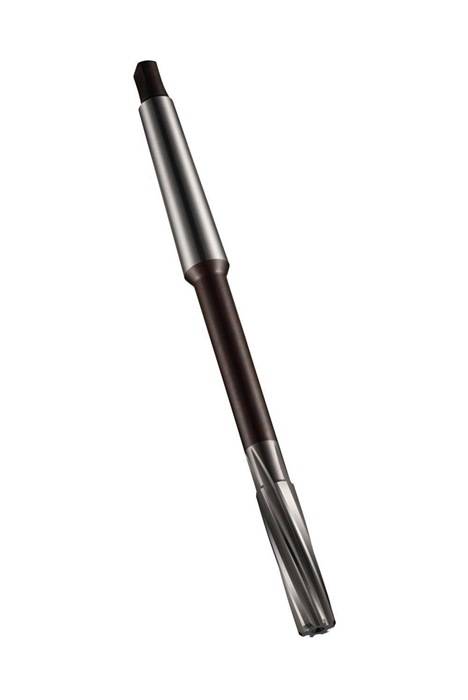 Eine Nahaufnahme eines metallischen Golfschläger-Schafts mit einem eleganten, polierten Finish.