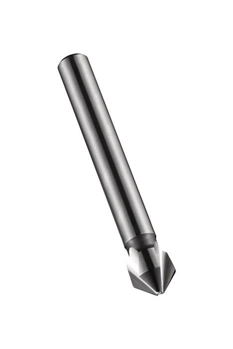 Ein metallischer Bohrer mit konischer Spitze, der für präzises Bohren in verschiedenen Materialien verwendet wird.