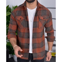 Flanellhemd H-265 Flanellhemd Kariert Hemd Holzfällerhemd Herren Holzfäller Baumwolle Brusttasche Orange XL Flanellhemd H-265 Flanellhemd Kariert Hemd Holzfällerhemd Herren Holzfäller Baumwolle Brusttasche Orange XL