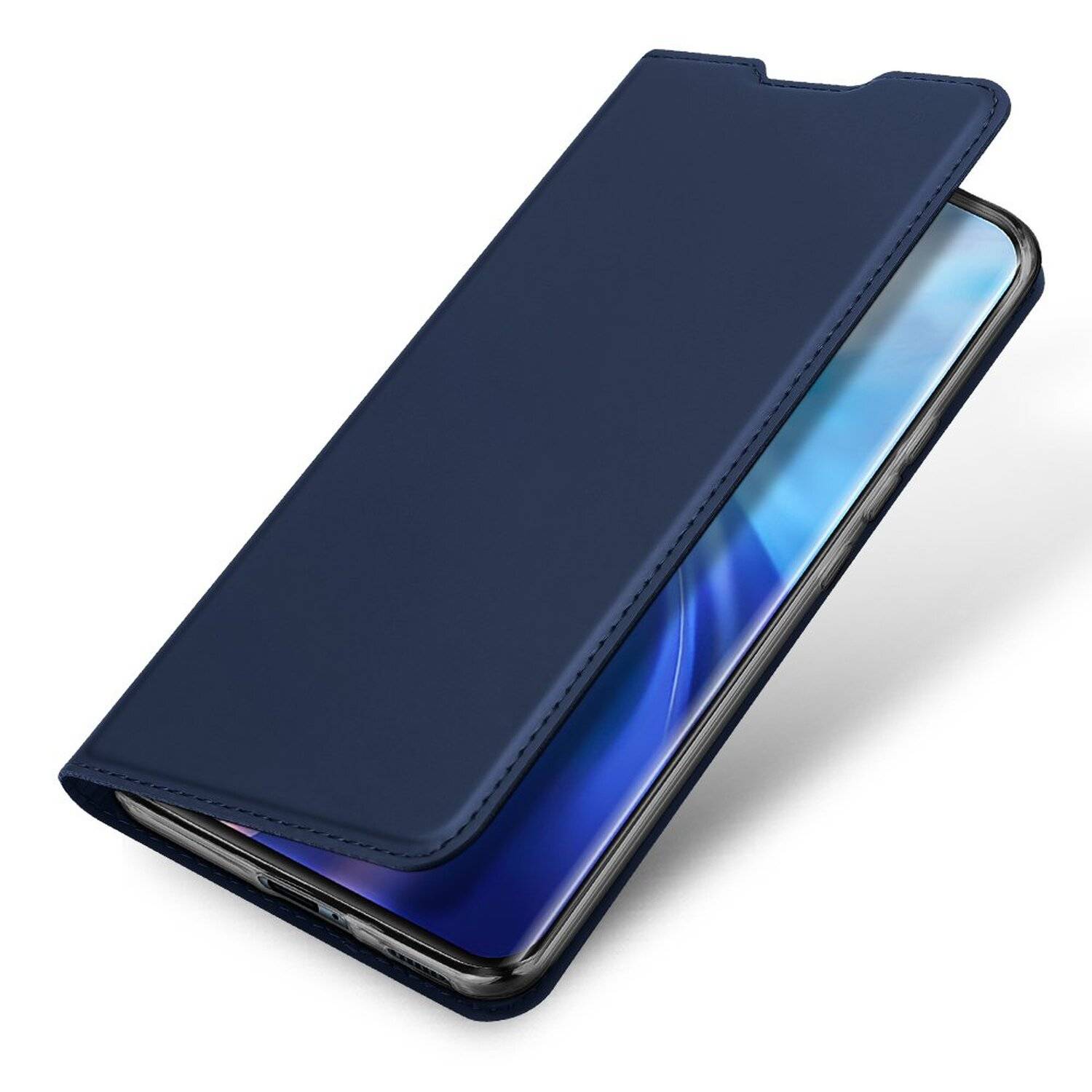 Buch Tasche "Dux Ducis" für XIAOMI MI 11 Handy Hülle Etui Brieftasche Schutzhülle mit Standfunktion, Kartenfach Blau