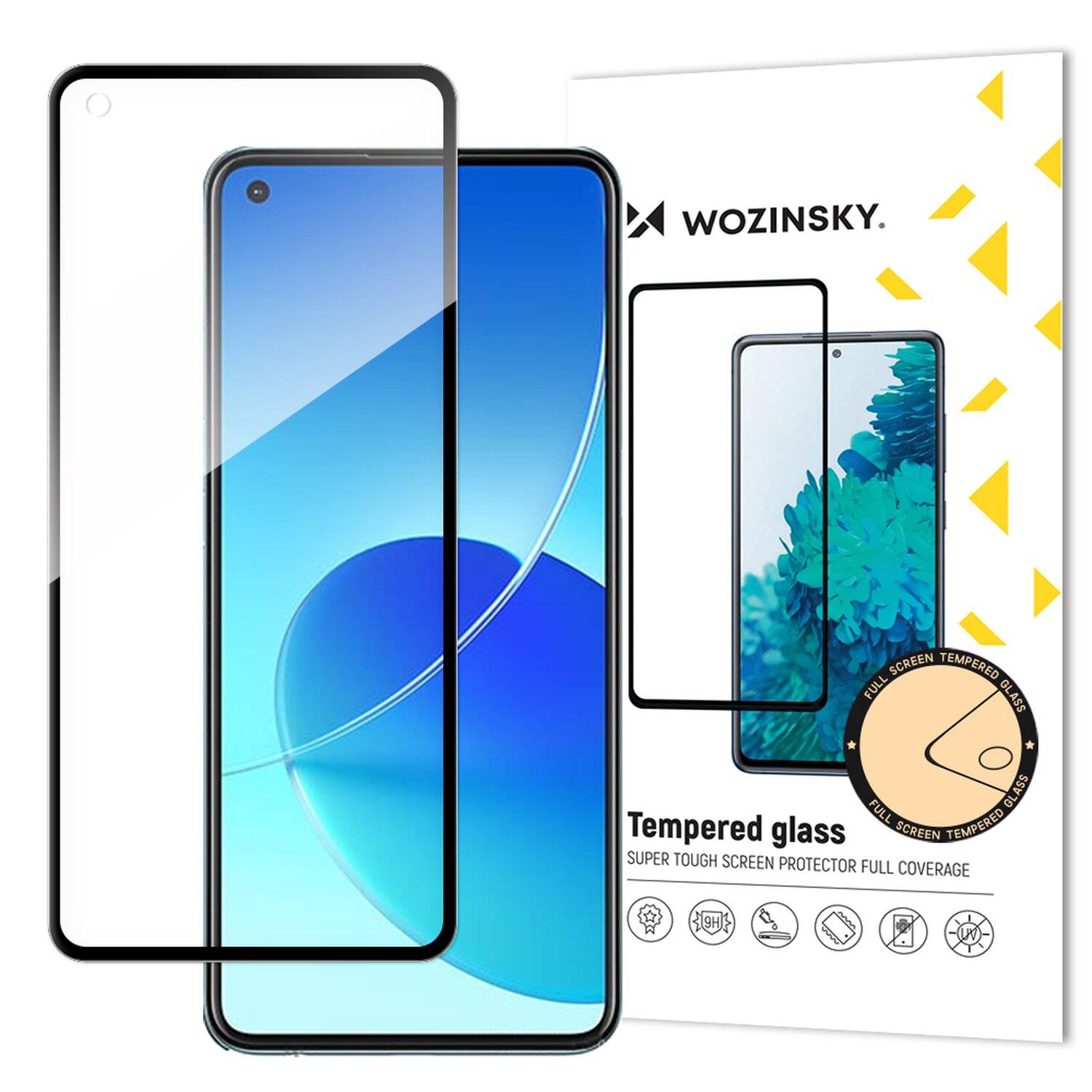 5D Schutz Glas für Oppo Reno6 4G Curved Schutz Folie Vollständig Klebend und Abdeckung