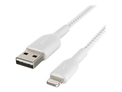 Belkin BOOST CHARGE - Lightning-Kabel - Lightning männlich bis USB männlich - 3 m - weiß - für Apple iPad/iPhone/iPod (Lightning)
