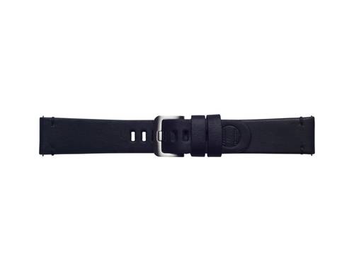 Samsung Strap Studio Essex Leather Band - Uhrarmband für Smartwatch - Schwarz - für Samsung Gear S3 Classic, Gear S3