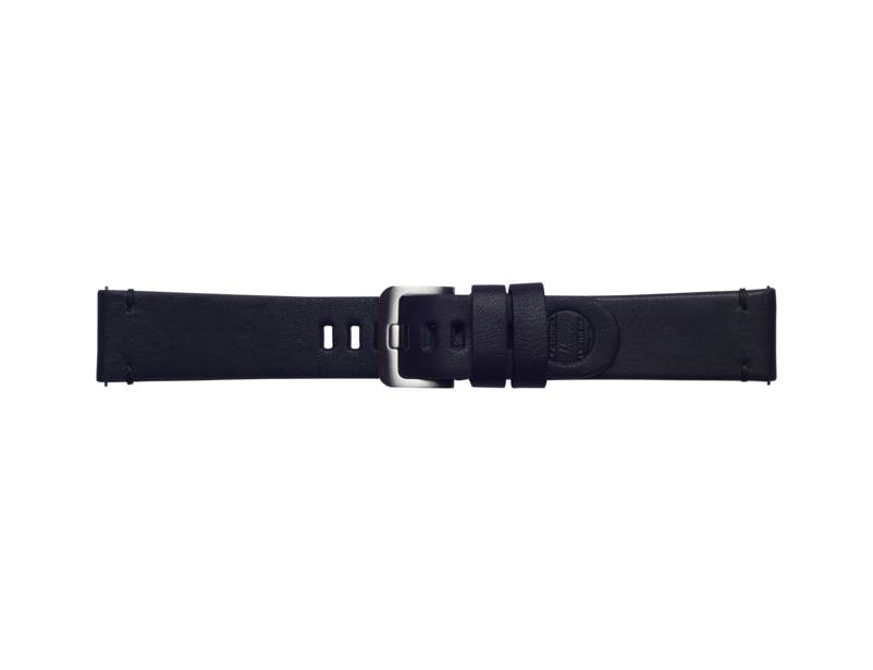 Samsung Strap Studio Essex Leather Band - Uhrarmband für Smartwatch - Schwarz - für Samsung Gear S3 Classic, Gear S3