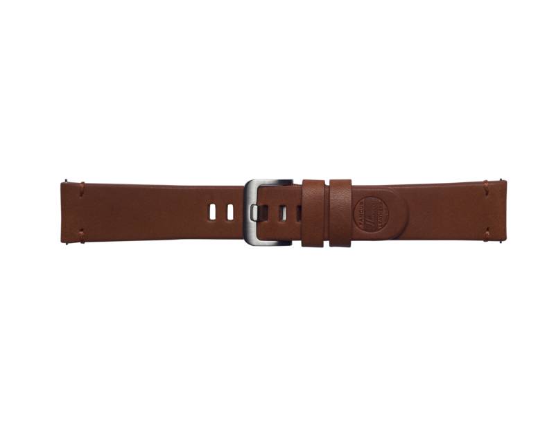 Samsung Strap Studio Essex Leather Band - Uhrarmband für Smartwatch - braun - für Samsung Gear S3 Classic, Gear S3 Fr