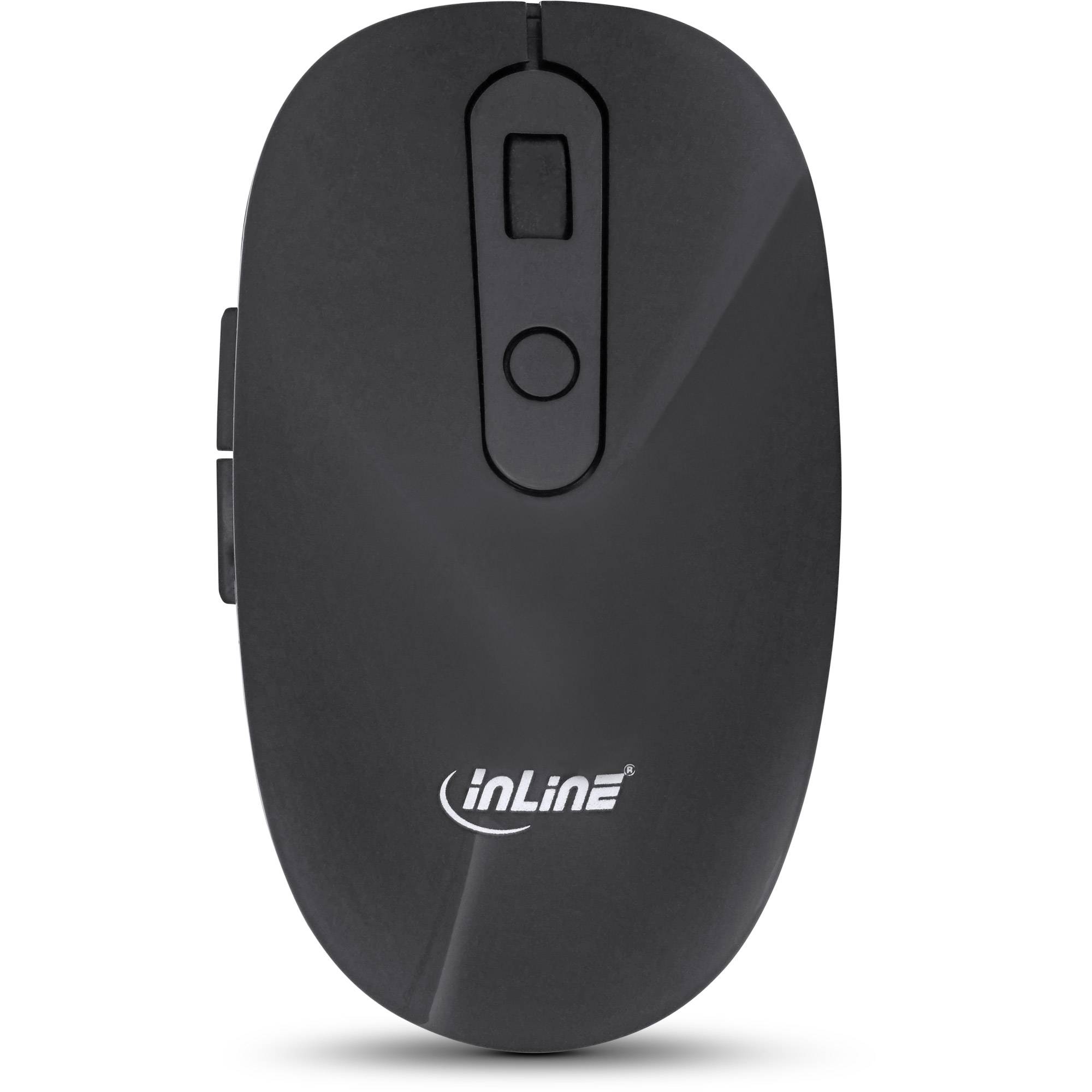 INLINE - Design Desktop - Tast.-Maus Set - USB 2,4GHz - max. 1600dpi - schwarz