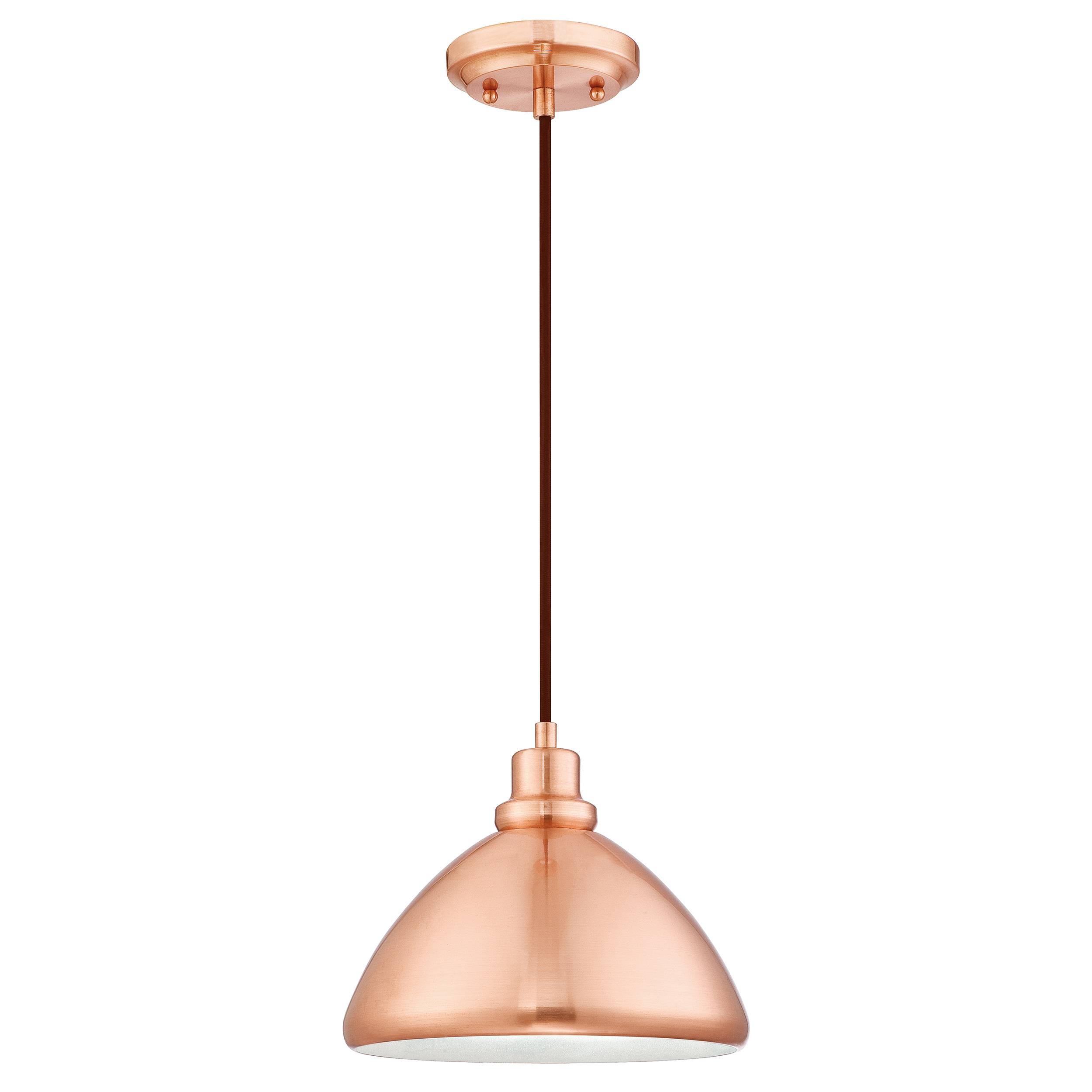 Pendelleuchte gebürstetes Kupfer 1 Lampe