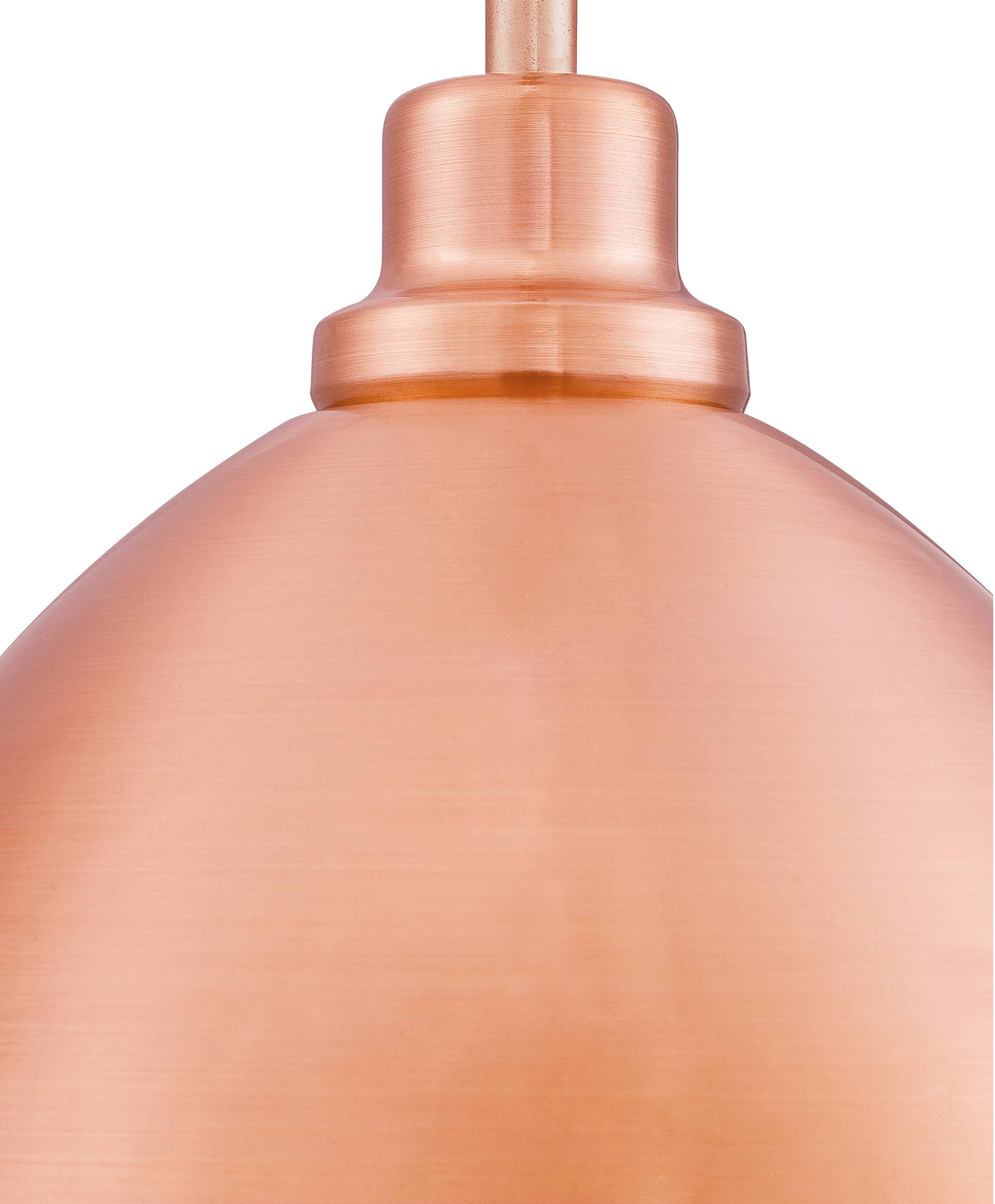 Pendelleuchte gebürstetes Kupfer 1 Lampe