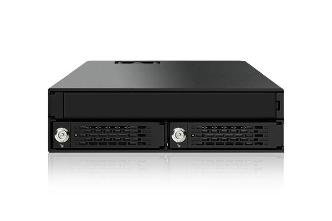 Icy Dock MB994IKO-3SB, 15 mm, 1 Lüfter, 4 cm, 12 Gbit/s, Schwarz, Aluminium, Metall