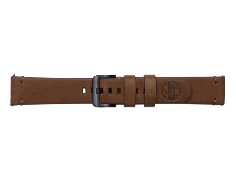 Samsung Strap Studio Essex Leather Band - Uhrarmband für Smartwatch - braun - für Samsung Gear Sport SM-R600; Galaxy