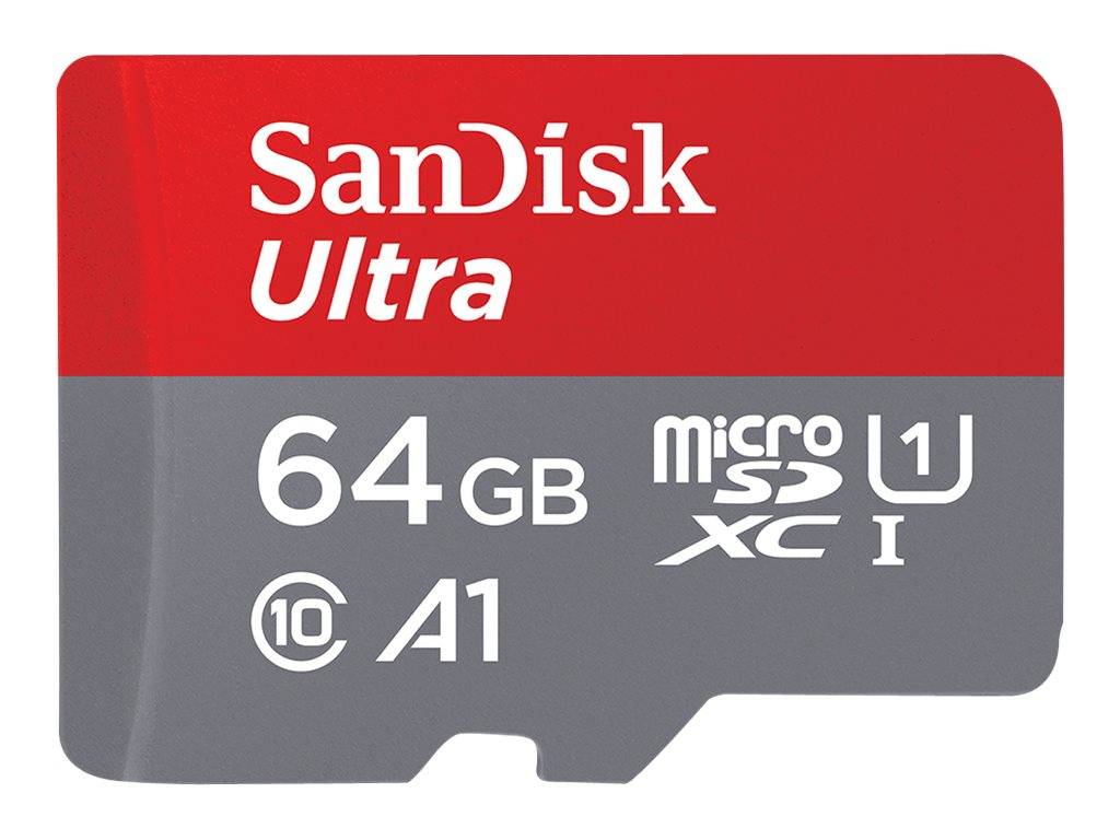 SanDisk Ultra - Flash-Speicherkarte - 64 GB - A1 / Class10