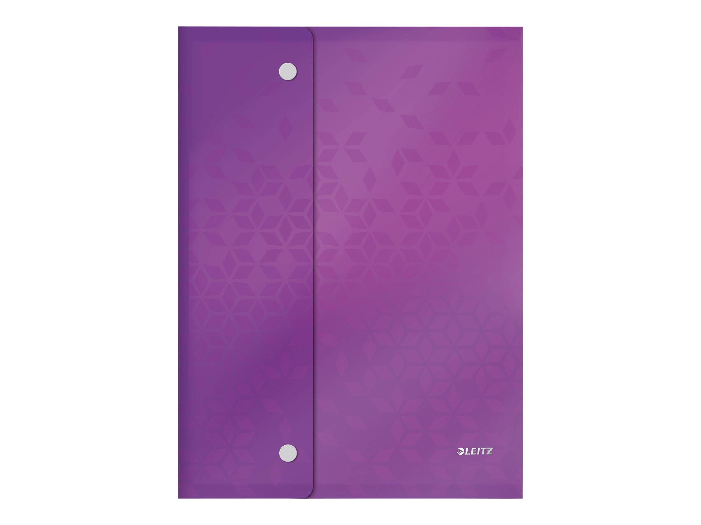 6 LEITZ Dokumententaschen DIN A4 farbsortiert genarbt 0,20 mm