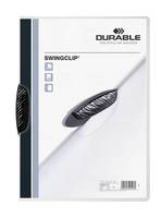 Durable Swingclip, A4, Schwarz, Porträt, 30 Blätter, 1 Stück(e)