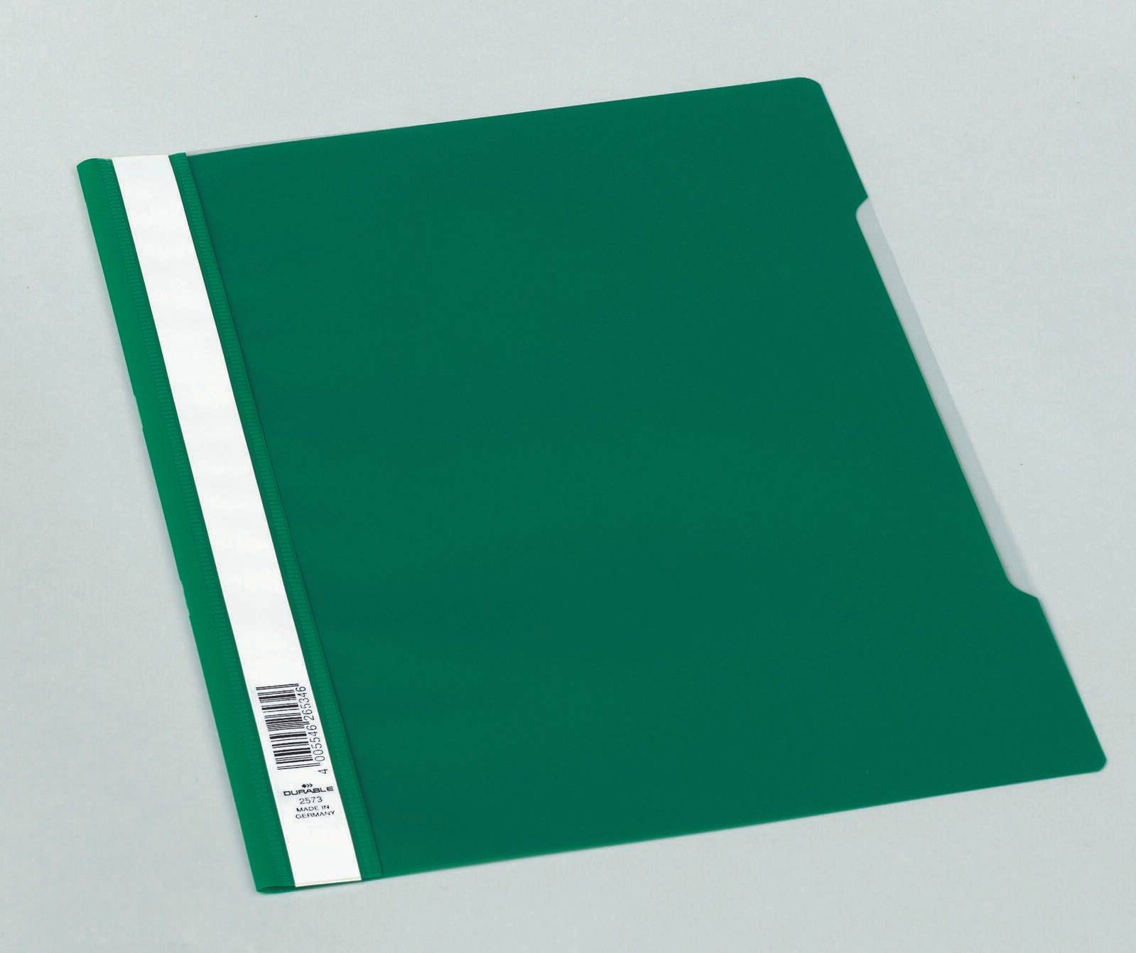 Durable 10 Schnellhefter Kunststoff grün DIN A4