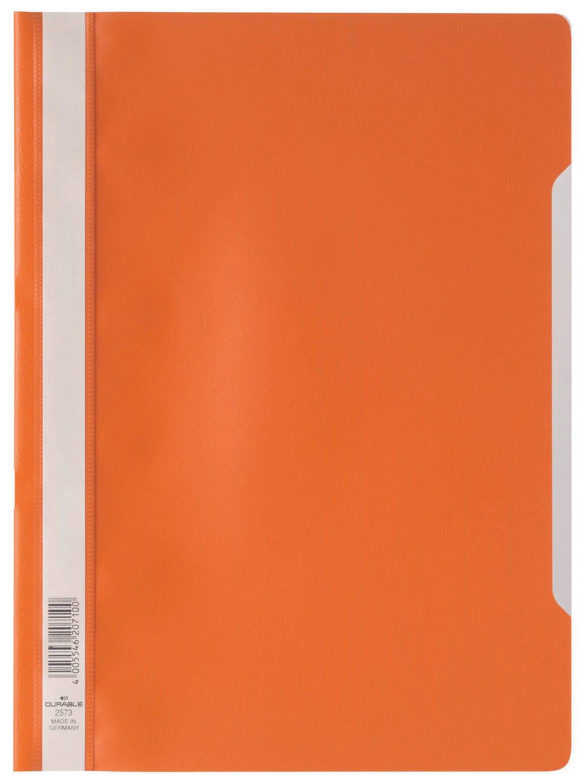 Durable 10 Schnellhefter Kunststoff orange DIN A4
