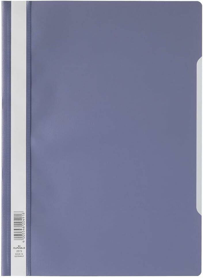 10 DURABLE Schnellhefter Kunststoff lila DIN A4