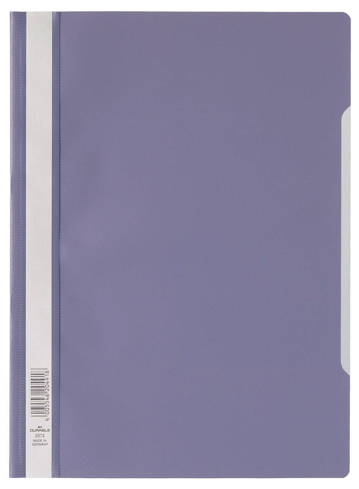 Durable 10 Schnellhefter Kunststoff lila DIN A4