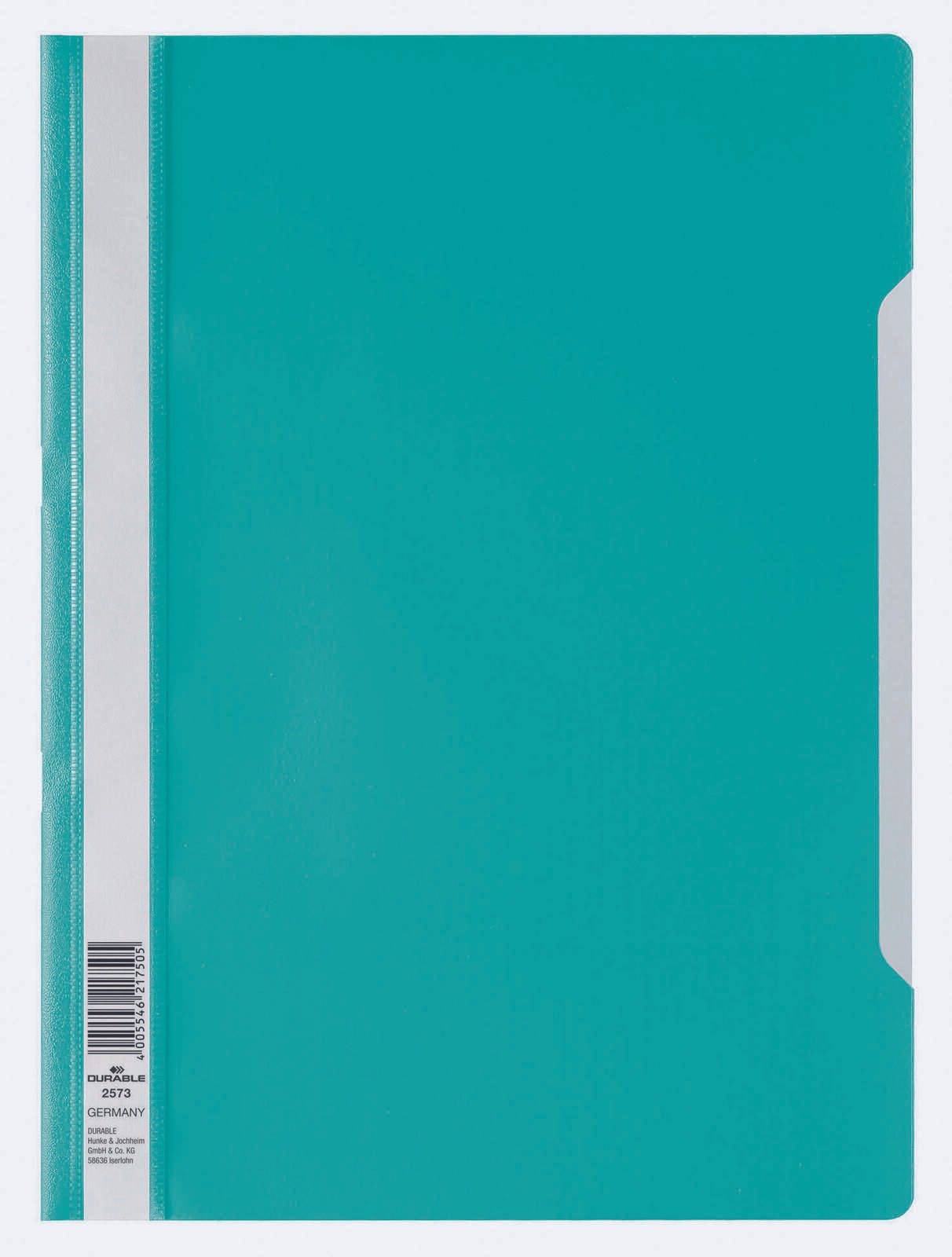 Durable 10 Schnellhefter Kunststoff türkis DIN A4