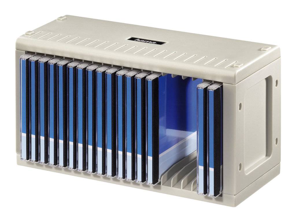 Hama CD-Rack 20 - Medienablage - Kunststoff - Grau