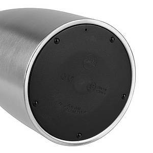 Emsa 508932 Isolierkanne (1 Liter, Quick Tip Verschluss, Soft Grip, Edelstahl) schwarz