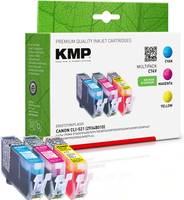 KMP MULTIPACK C74V - 3er-Pack - Gelb, Cyan, Magenta - kompatibel - Tintenpatrone