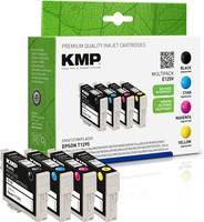 KMP MULTIPACK E125V - 4er-Pack - Schwarz, Gelb, Cyan, Magenta - kompatibel - Tintenpatrone (Alternative zu: Epson T1291,