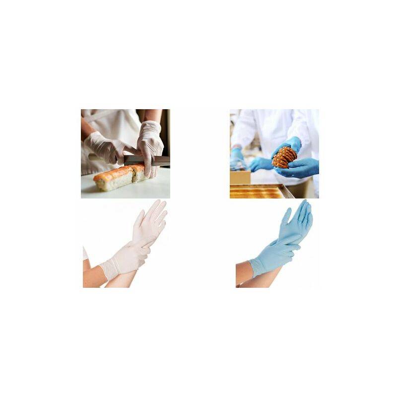 HYGONORM Nitril-Handschuh ALLFOOD SAFE, XL, blau, puderfrei