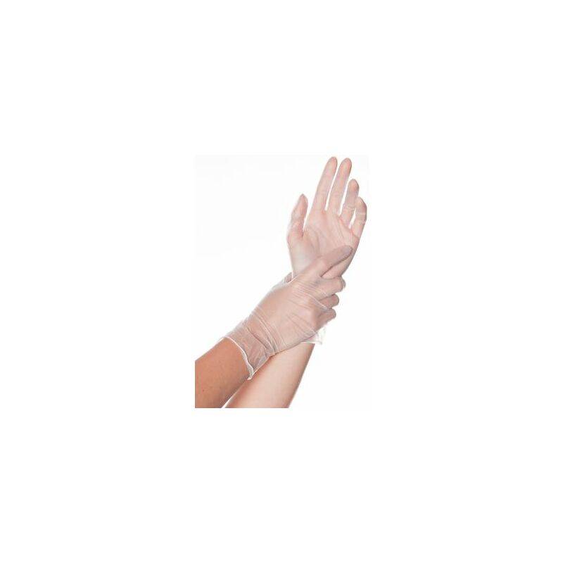 HYGOSTAR Vinyl-Handschuh "CLASSIC", L, weiß