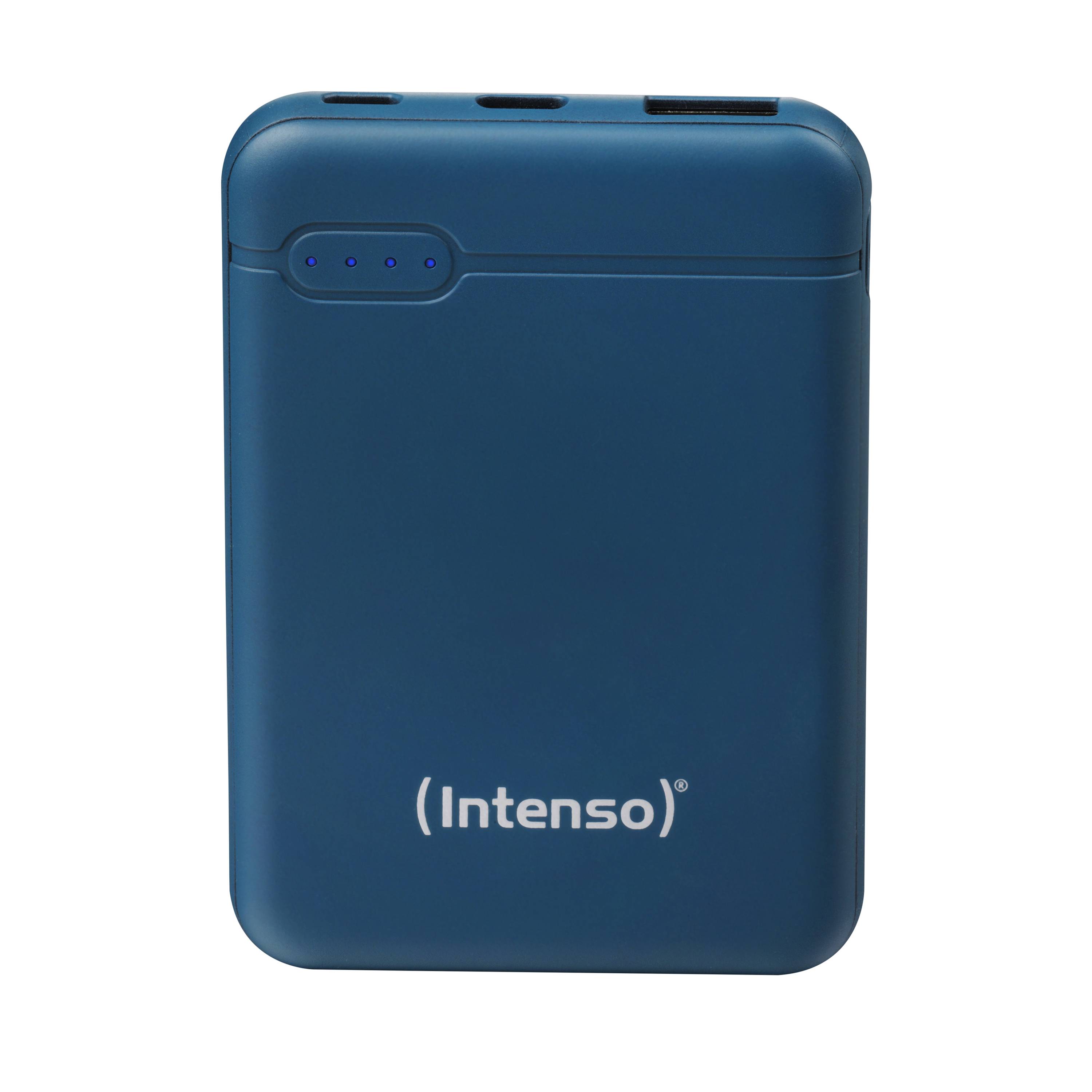Intenso Powerbank XS5000 - Powerbank - 5000 mAh - 2.1 A - 2 Ausgabeanschlussstellen (USB, USB-C)