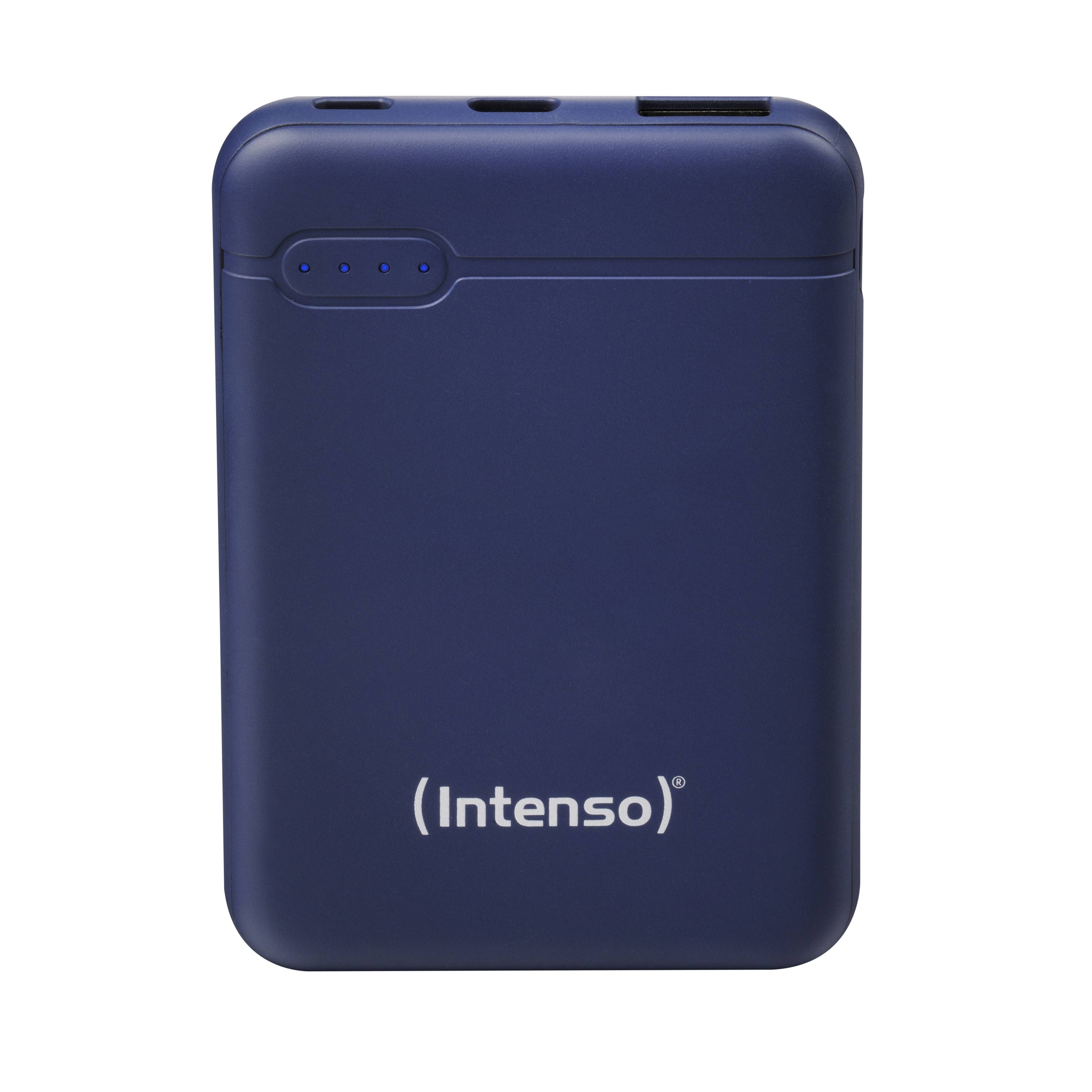 Intenso Powerbank XS5000 - Powerbank - 5000 mAh - 2.1 A - 2 Ausgabeanschlussstellen (USB, USB-C)