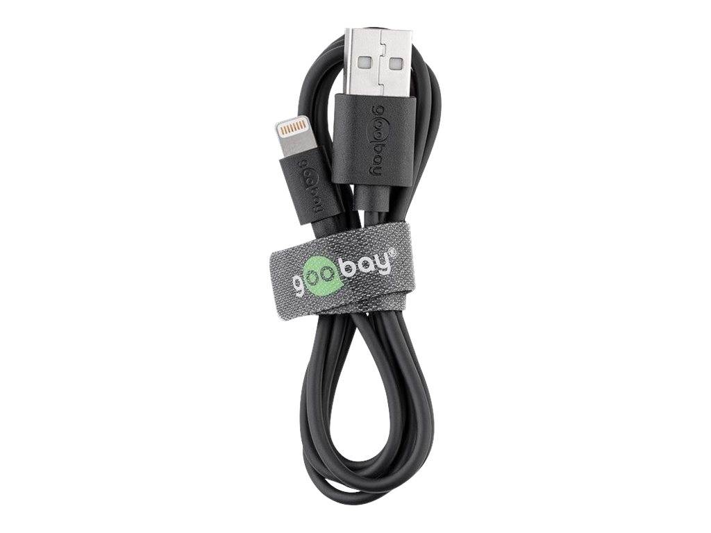 WENTRONIC - goobay - Lightning-Kabel - Lightning männlich zu USB männlich