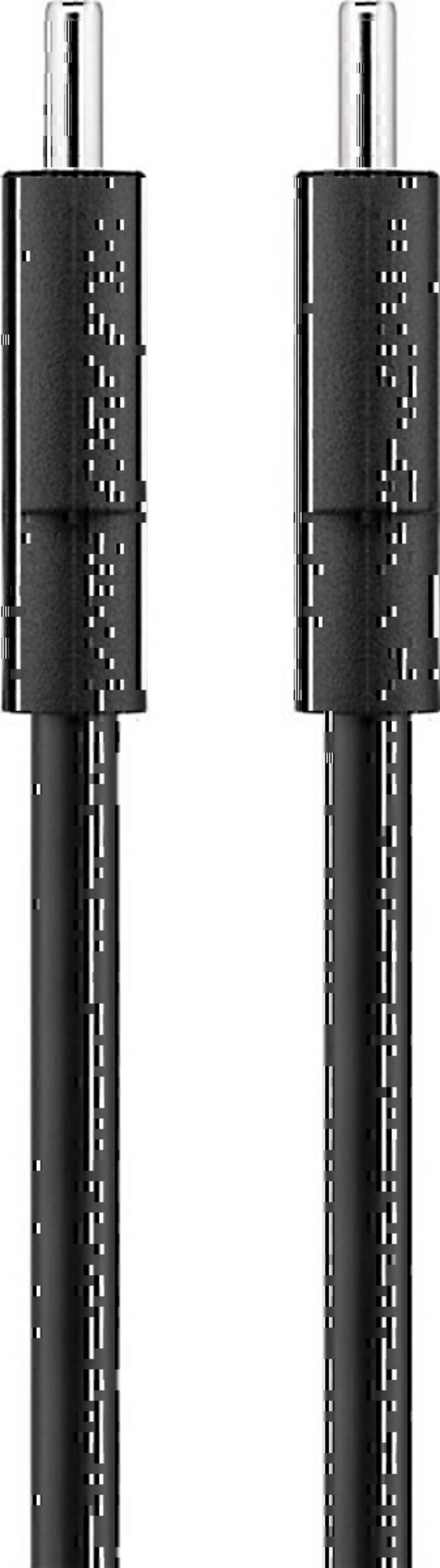 Zwei schwarze zylindrische Metallverbindungsstecker mit gepunkteten Griffmustern, nebeneinander auf weißem Hintergrund dargestellt.