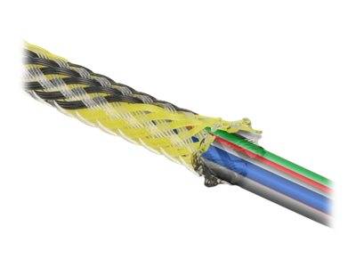 Delock - Geflechtschlauch - dehnbar - 2 m - Schwarz