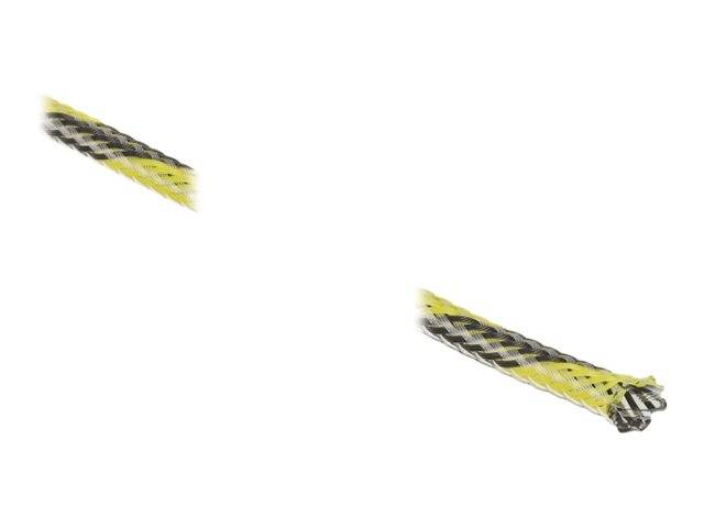 Delock - Geflechtschlauch - dehnbar - 2 m - Schwarz